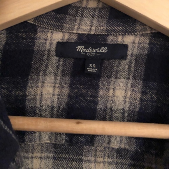 Madewell oversized boy shirt in Andover plaid - Picture 6 of 6